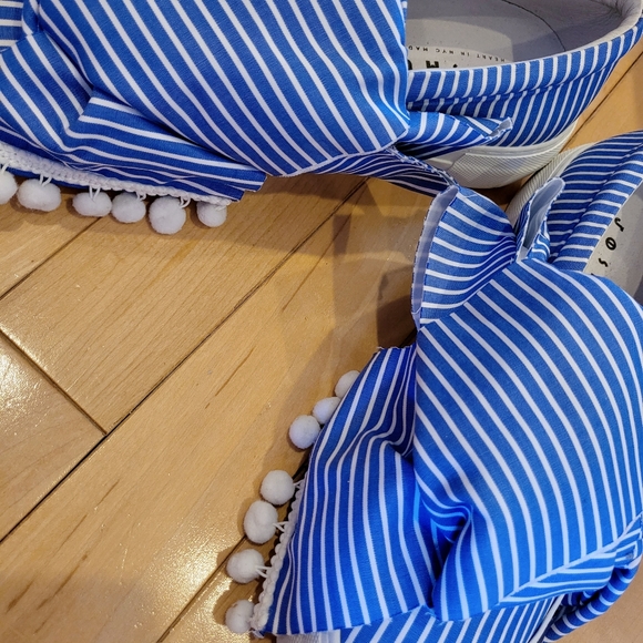 Joshua Sanders Canvas Plaid Print Sneakers - Picture 3 of 3